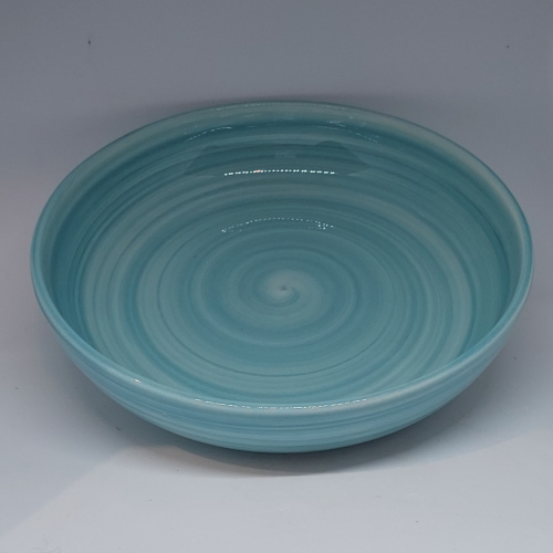 Assiette creuse céladon