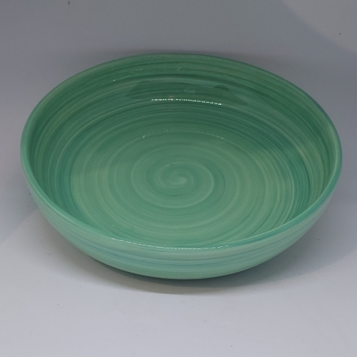 Assiette creuse menthe