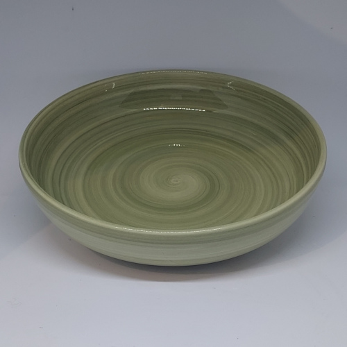 Assiette creuse amande