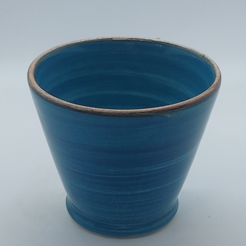 Tasse expresso bleu canard