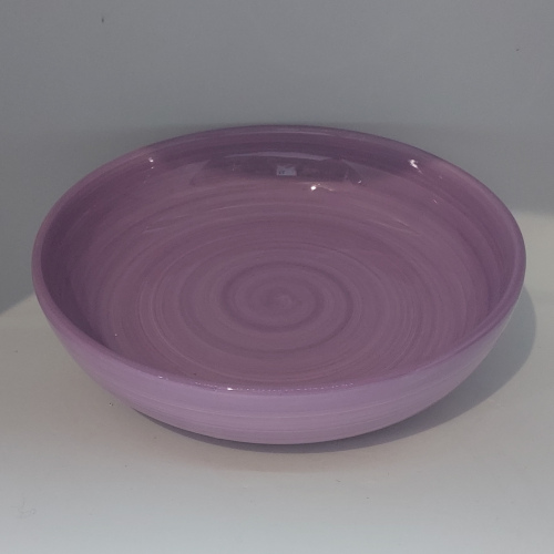 Assiette creuse lilas
