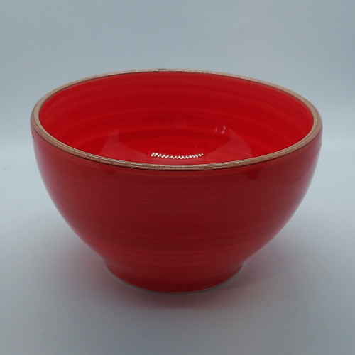 Bol déjeuner rouge vif