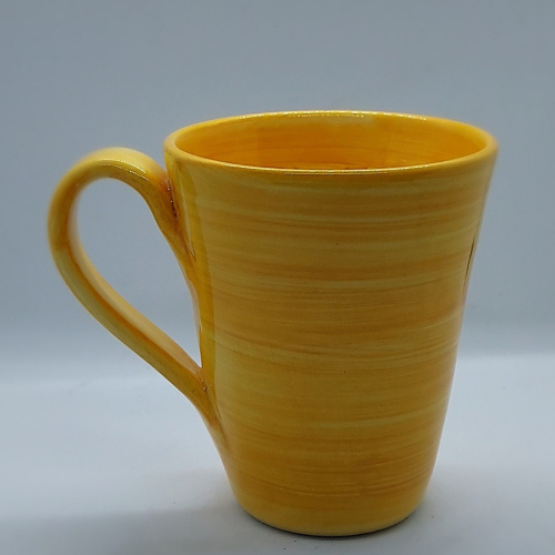 Mug jaune orangé